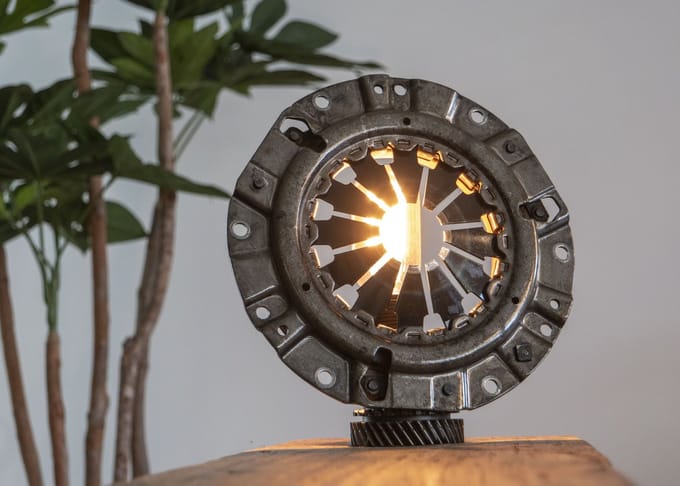 Mancave Store - Tafellamp - Industrieel - 100% Authentiek