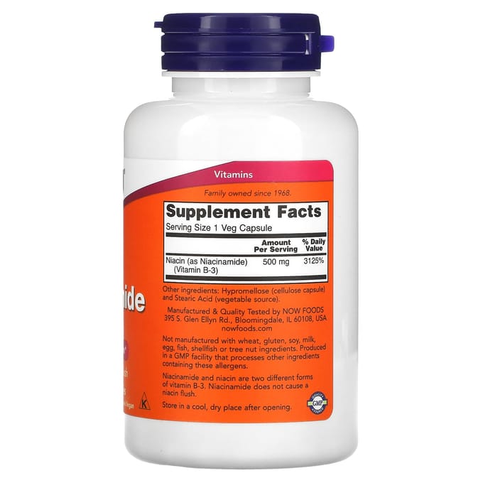 Niacinamide 500mg - 100 v-caps