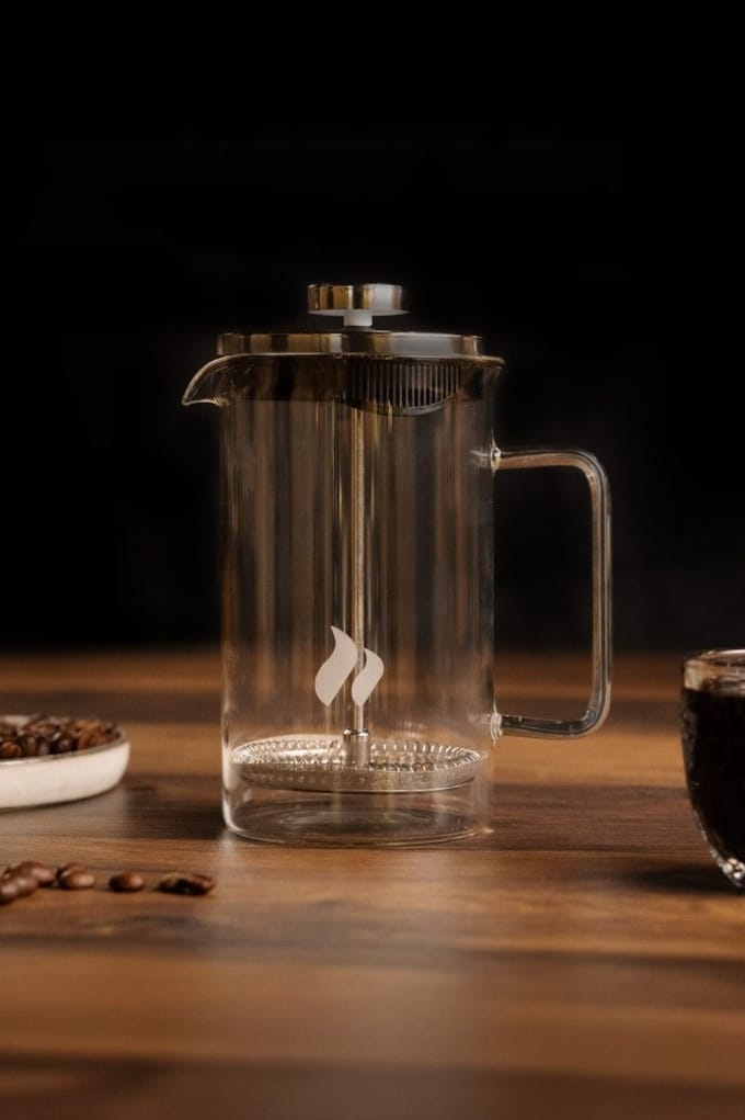 roastmarket French press glas, 600ml