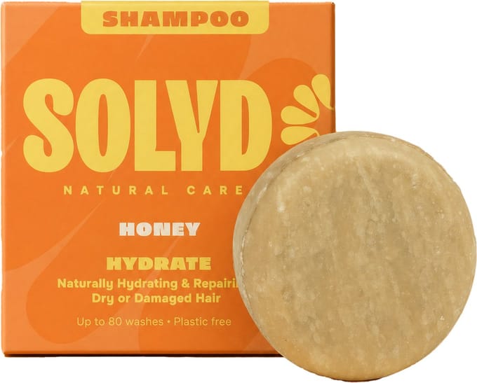 SOLYD - Shampoo Bar Honey Curly & Dry Hair - 60g