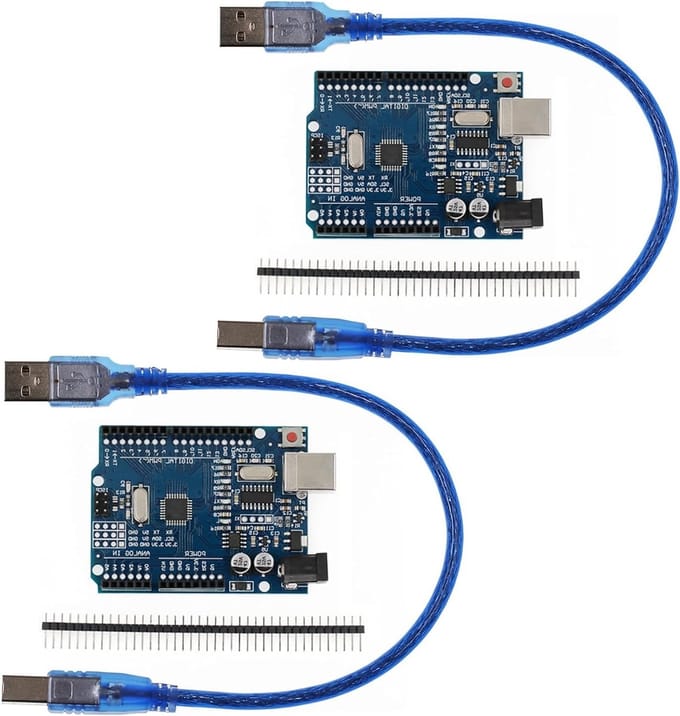 Microcontroller bord met USB-kabel, A16U2 Compatibel met Arduino IDE, Perfect voor Elektronica Projecten en DIY Toepassingen