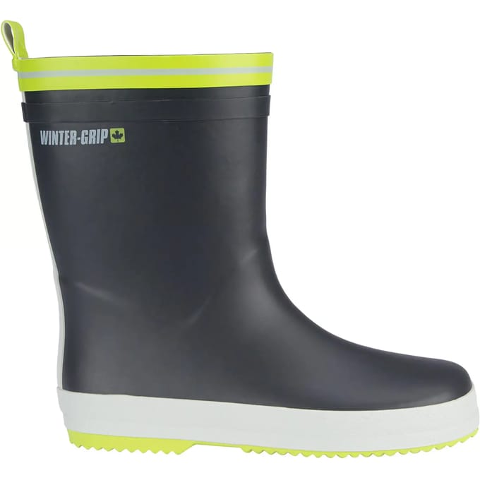 Winter-grip Waterdichte Laarzen Kinderen - Spritz - Antraciet/Grijs/Groen - 28/29
