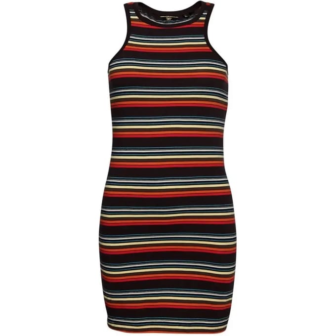 Superdry - Vintage gestreepte racerjurk - Dames - Jurken