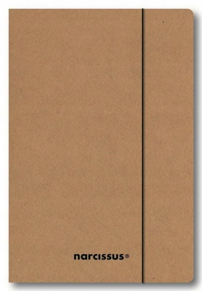 Narcissus ECO KRAFT Map met Elastische Sluiting - A4