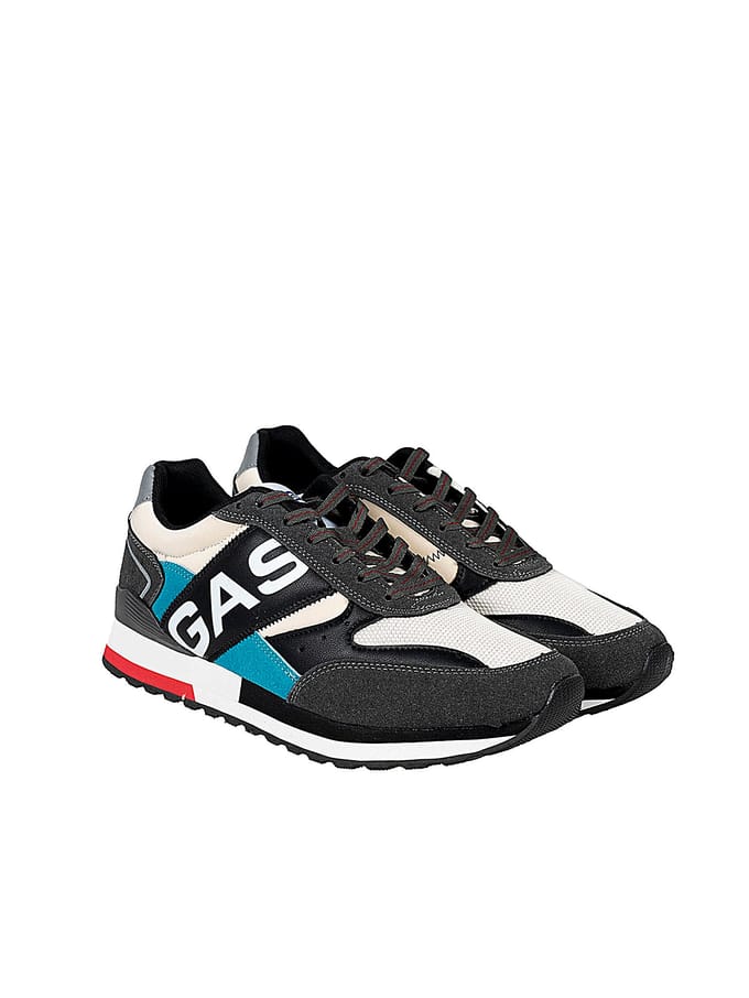 Gas Sneakers Yohn MIX2 Mannen Grijs