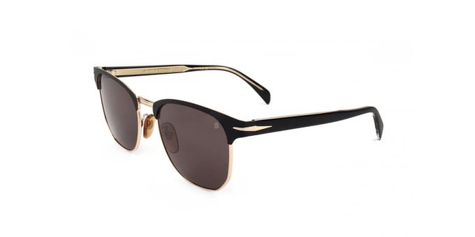 David Beckham DB 7057/F/S Matte black gold 56/20/145 MAN Zonnebrillen