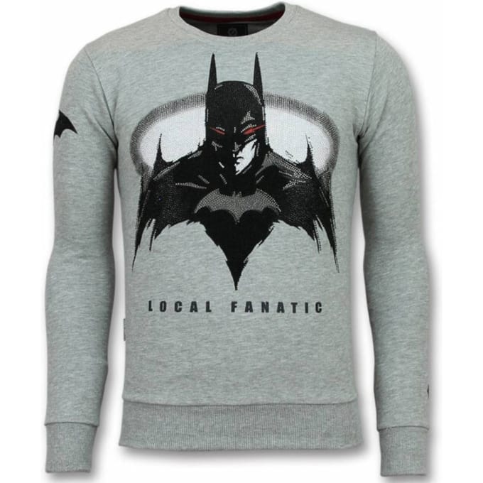 Batman Trui - Batman Heren Sweater - Truien Mannen - Grijs