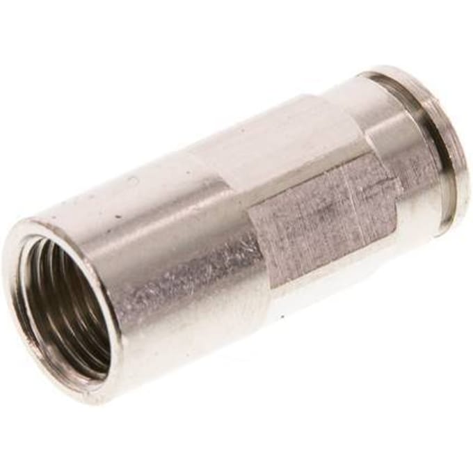 6mm x G1/8'' Messing Insteekfitting Binnendraad FKM [2 Stuks]