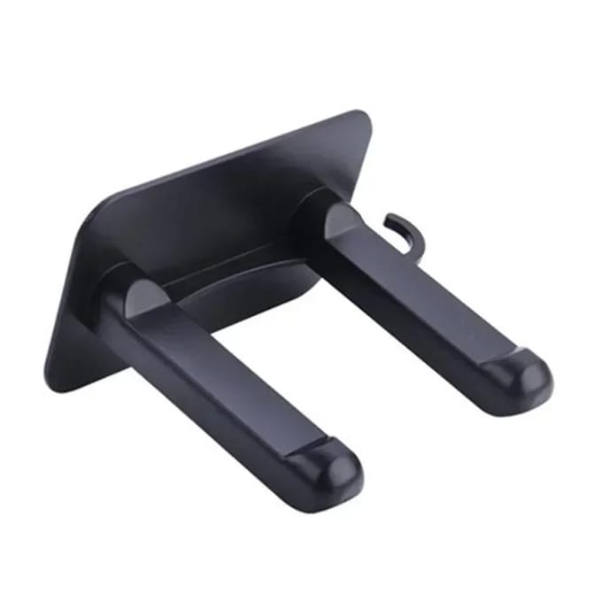 Support de Support pour Sèche-Cheveux Économisant de l'Espace Sans Perçage Mural Rangement pour Sèche-Cheveux Support pour Dysons Organisateur de Salle de Bain noir