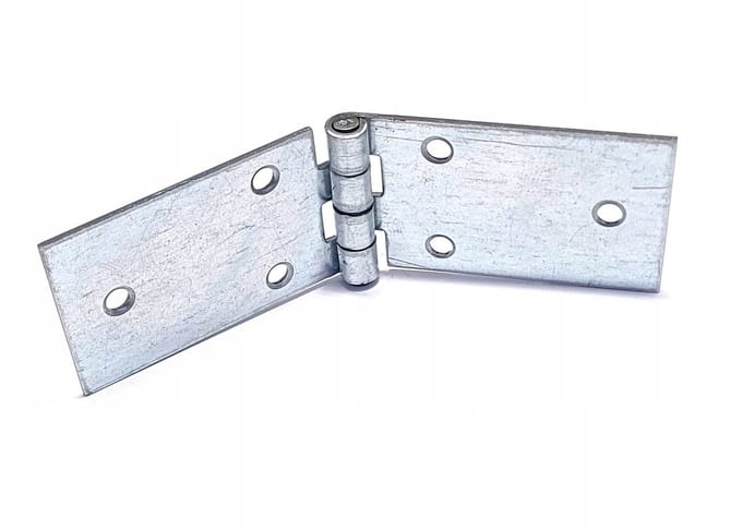 Zilveren Stalen scharnier 45x150x2mm - 2mm dik