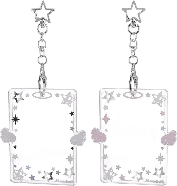 Fotokaarthouder - ID Kaarthouder - Kaarten Beschermen - Engelenvleugel Design - 10 x 8.9 cm - Gemengde kleuren