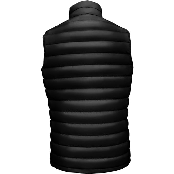 SOLS Heren Wilson Lichtgewicht Gewatteerde Bodywarmer (Zwart)
