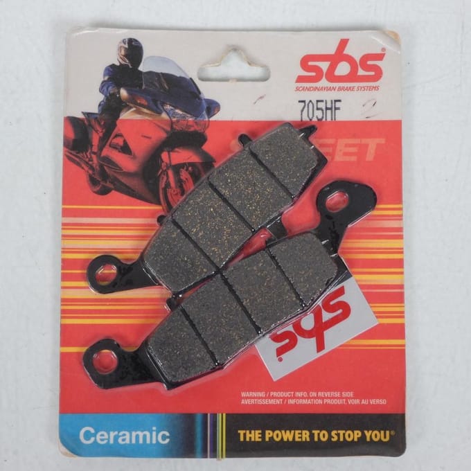 Remblokken SBS voor Motor Suzuki 650 Sv S Abs 2003 tot 2017 linksvoor Nieuw
