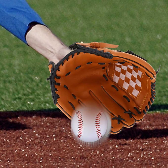 9 inch witte honkbal oefen- en softbal sport team spel PVC brown