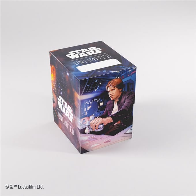 Star Wars Unlimited Soft Crate Han Solo/Millenium Falcon - Deckbox - Tokenbox - voor Star Wars Unlimited - Gamegenic