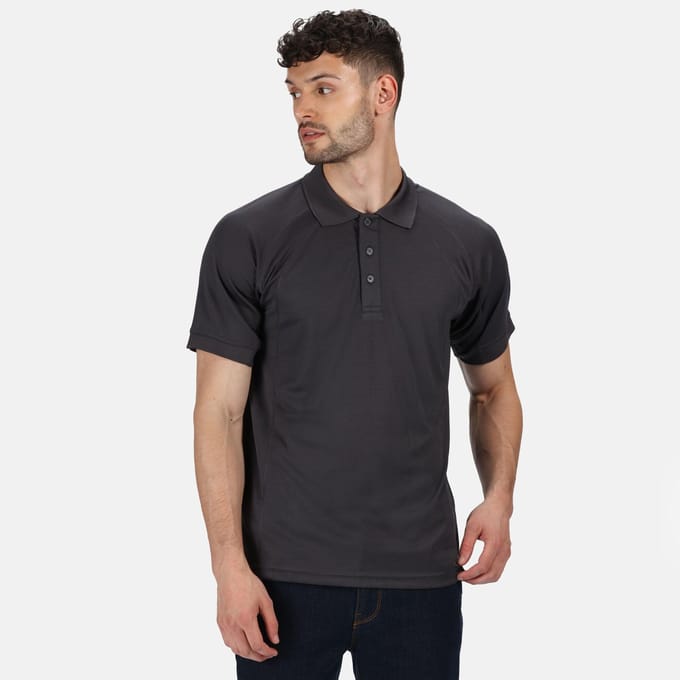 Regatta Heren Coolweave Korte Mouwen Poloshirt (Strijkijzer)