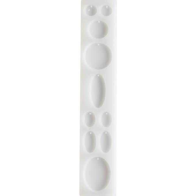 Siliconen vorm voor sieraden "Ronde en ovale hanger"