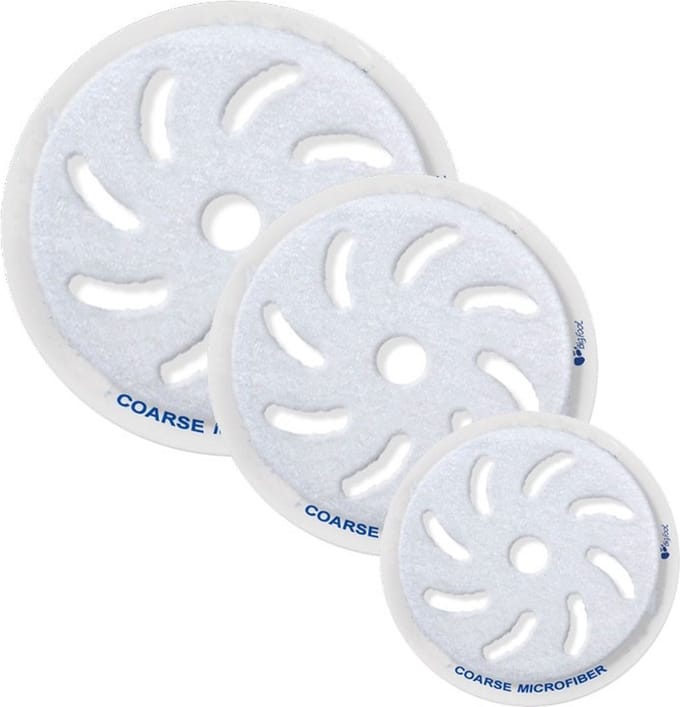 RUPES BigFoot Microfiber Polijstschijf 80/100mm - Coarse Blauw - per stuk