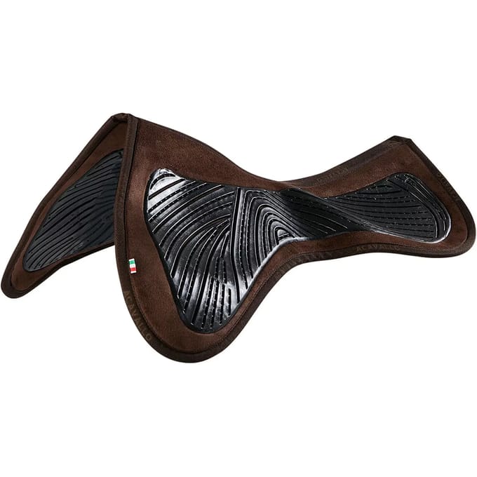 Acavallo Sp Jccs Cw-cs Gel Grip Twin Sided Suede Halve Pad Bruin Full