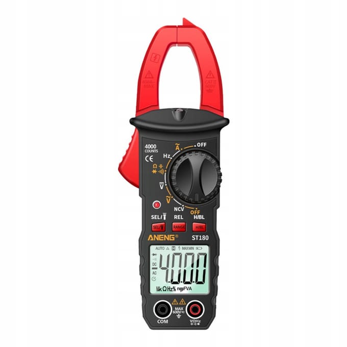 Aneng ST180 Digitale Stroomtang Multimeter Multimeter Voltmeter Amperemeter Ac Dc Voltage Ncv Tester Universal Meter Tester