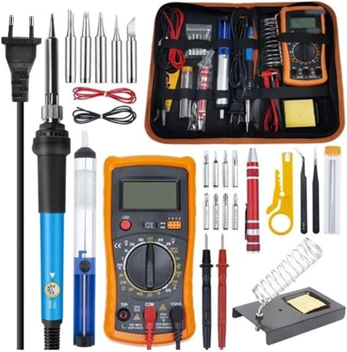 Soldeerbout set - Soldeerstation Compleet - Houtbrander Set - Instelbare Temperatuur - Hobbygereedschap