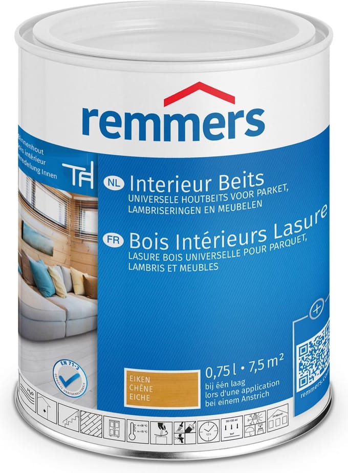 Interieur Lazuur eiken 0,75 liter