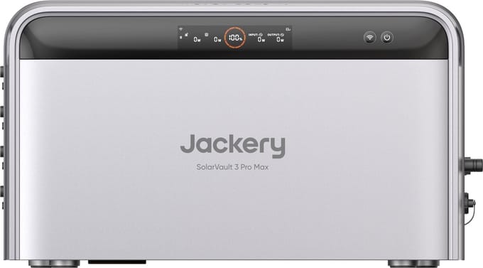 Jackery SolarVault 3 Pro Max AC Thuisbatterij – 2,52 kWh – 2500 W – LiFePO4 – App-bediening – IP65