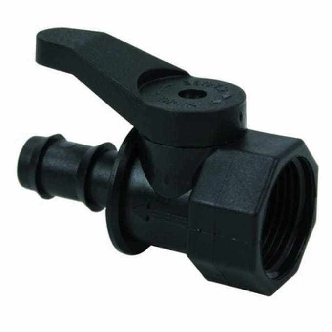 PE VLINDERKRAAN - AFTAPKRAAN FILTER 3/4" X 16MM