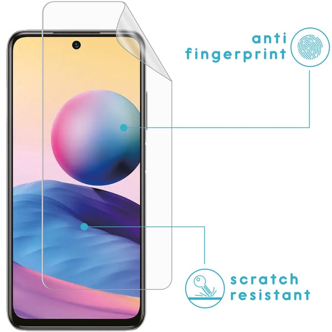 imoshion Screen Protector - Geschikt voor Xiaomi Redmi Note 10 (5G) - Screenprotector Folie 3 Pack