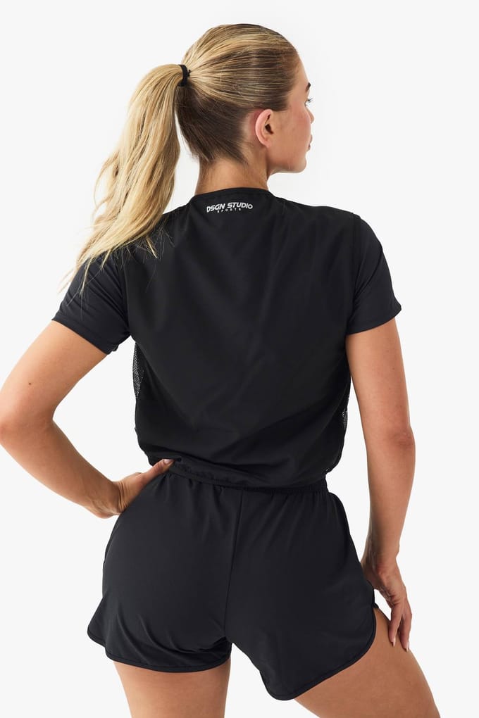 boohoo Dames DSGN Studio Sport Hydratatie Vest | Zwart | Maat: Medium