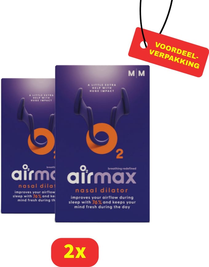Airmax Anti Snurkers Medium - 2 x 2 stuks - Voordeelverpakking