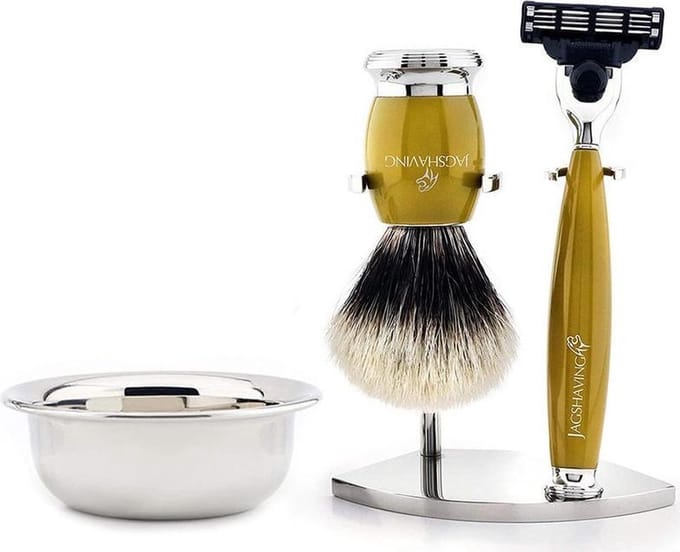 origineel haar borstel scheerset met 3 rand verenigbaar scheermes