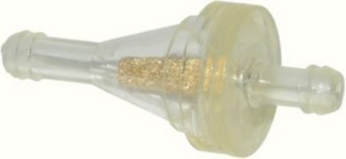 DMP Benzinefilter rond 6MM transparant universeel