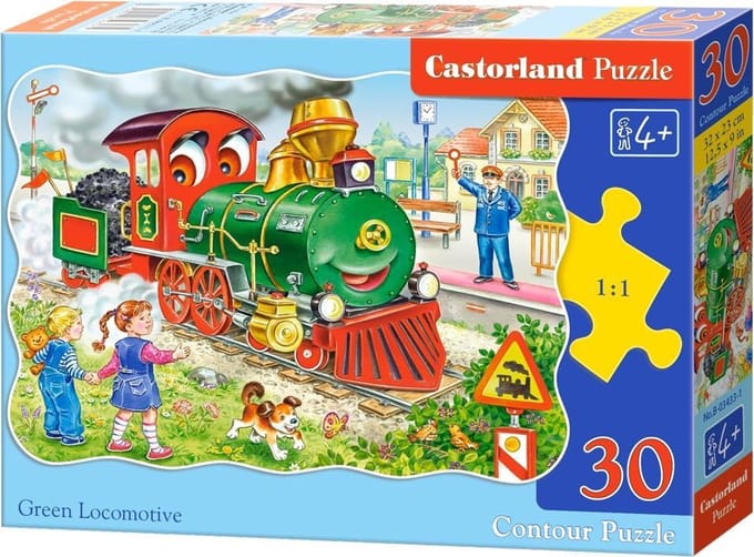 Green Locomotive - 30 stukjes