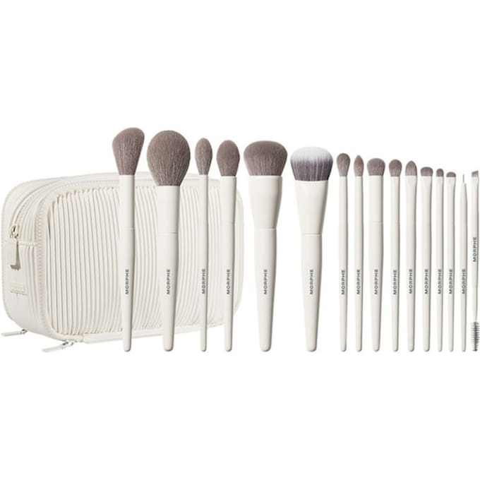 Morphe Sets met oogpotloden Ready, Set, Pro 16-Piece Brush Set Kwastensets Dames