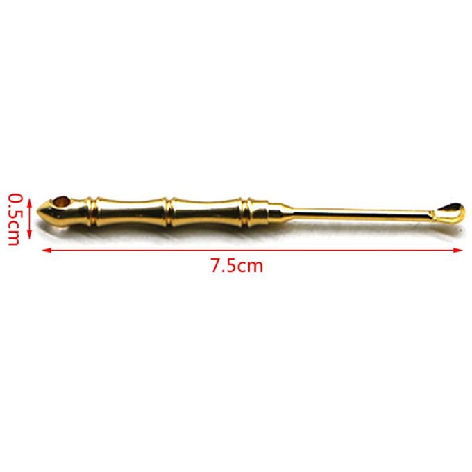 Multifunctionele Tandenstoker Outdoor Draagbare Tandenstoker Messing Titanium Tandenstoker black