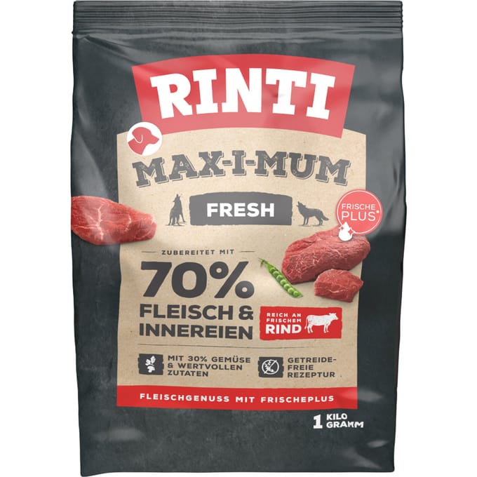 1kg Max-i-mum Rund RINTI Hondenvoer