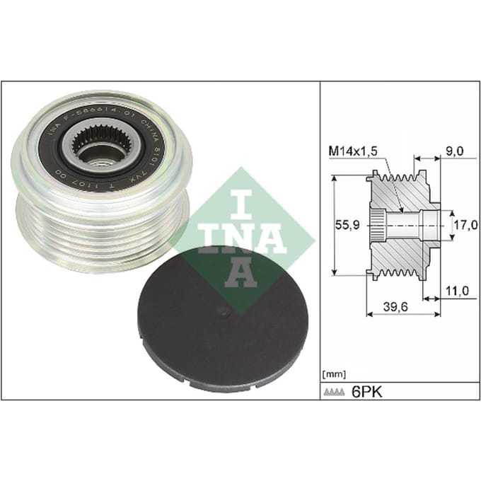Schaeffler Ina Generator vrijloop INA 535 0340 10