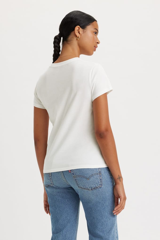 Levi's The Perfect Tee Bw Smaller Isabel Cloud Taglia: XS | Maglie Sportivi Outlet | Donna