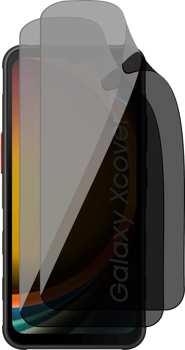 Privacy Screenprotector geschikt voor Samsung Galaxy Xcover 7 - 2x FlexGuard Screen Protector