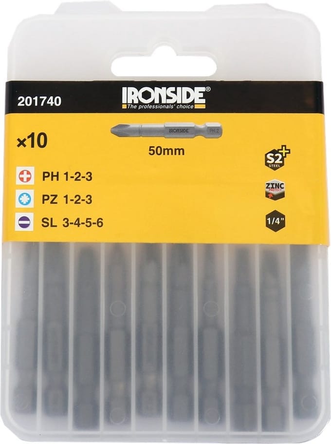 Bitset TORX-HEX 50mm 10st