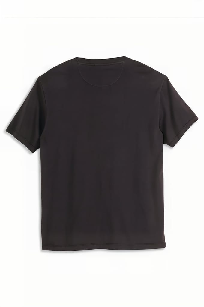 Scotch & Soda Garment Dyed Ss Pocket Tee Black Taglia: S | Magliette basic Outlet | Uomo | Nero