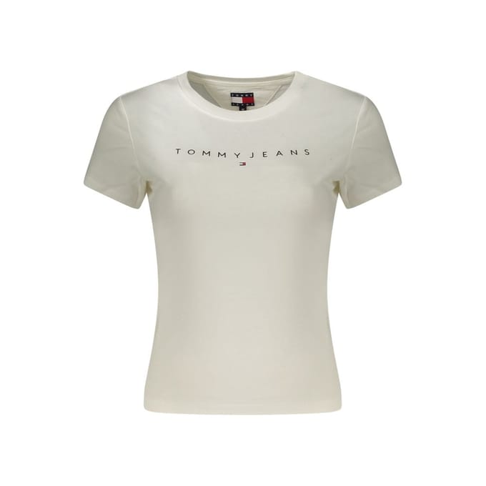 Tommy Hilfiger Tjw Slim Linear Tee Ecru Größe: M | Hemden Outlet | Damen | Braun