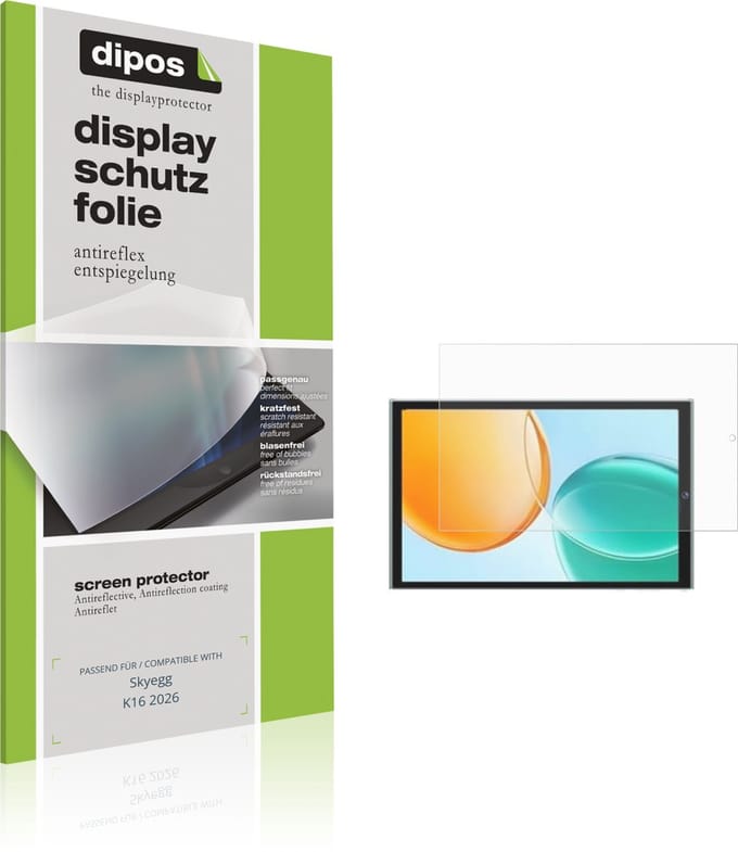 dipos – 2x Matte Beschermfolie geschikt voor Skyegg K16 2026 | Krasbestendige & antireflecterende Screenprotector Ultra-Thin