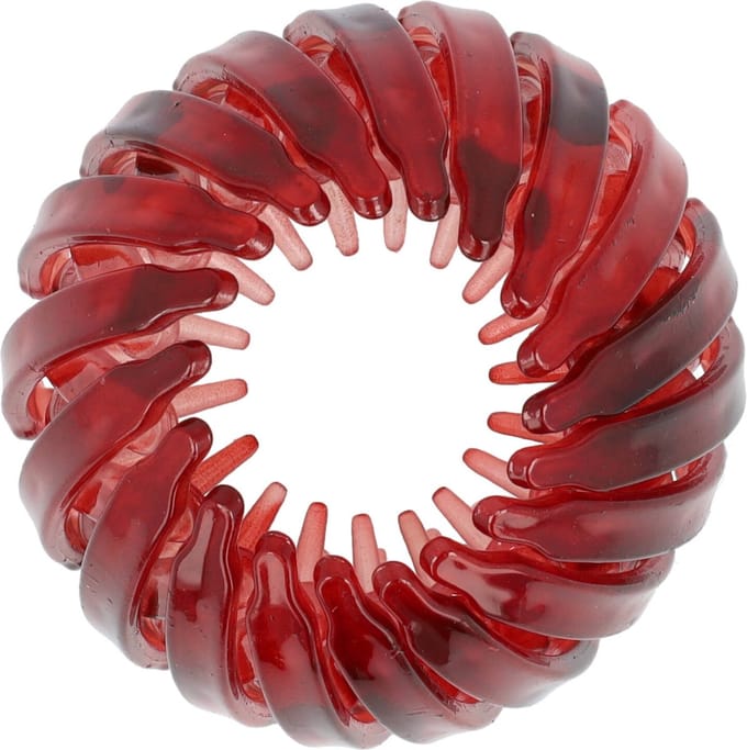 Haarsoires Haarspeld Haarklem – Vogelnest Knotklem – Kunststof – Rood