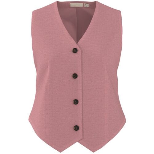 ESMARA Dames gilet met linnen (Lichtroze, 38)