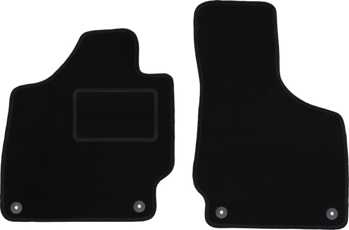 Zwarte veloursmatten voor: Audi TT I 8N cabrio, roadster, coupé (1998-2006)