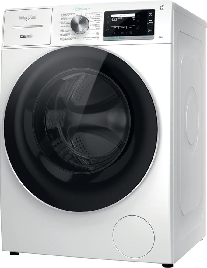 Whirlpool W8 89AD SILENCE BE wasmachine 8 kg | Stoom | Autodose