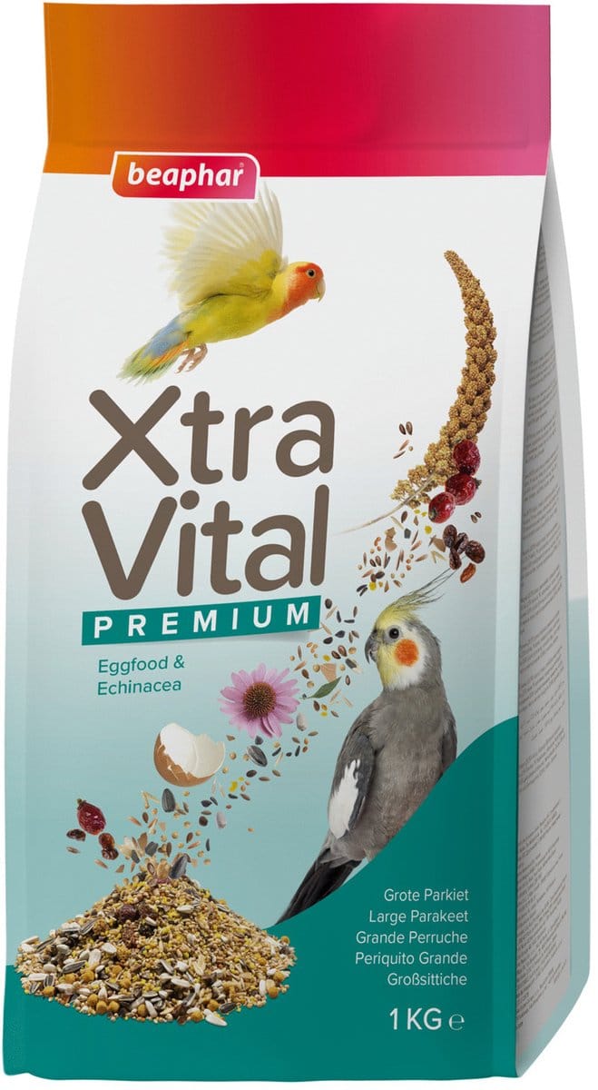 Xtra Vital Grote Parkietenvoer - Vogelvoer - 1 kg