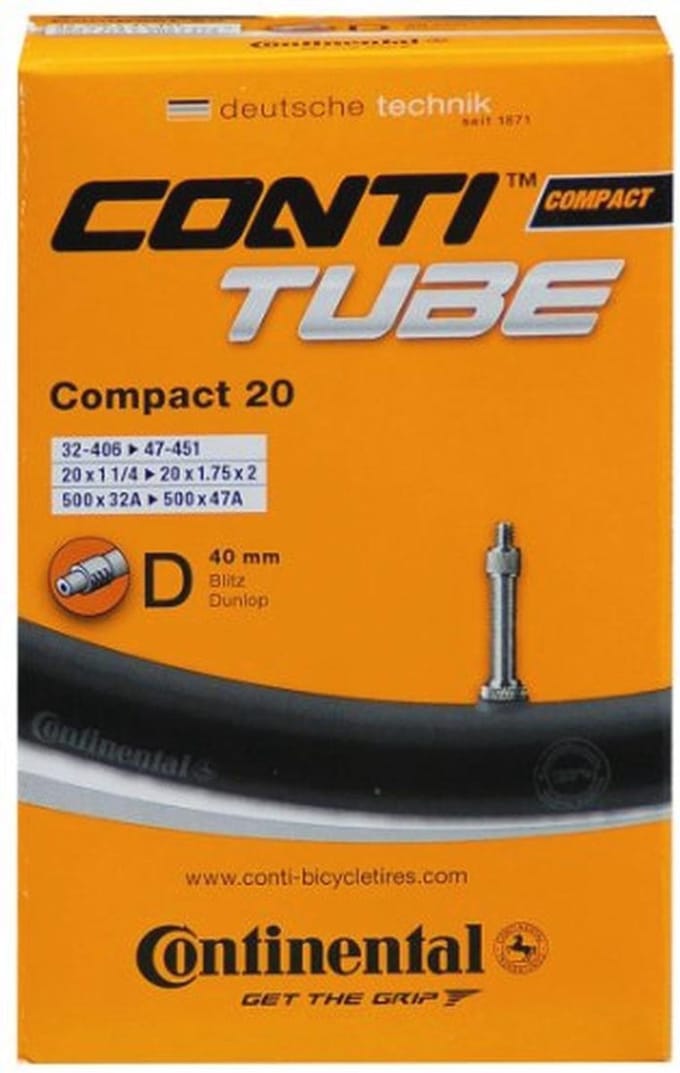 Fiets Luchtslang 20 - Binnenband Zwart 32/47-406/451